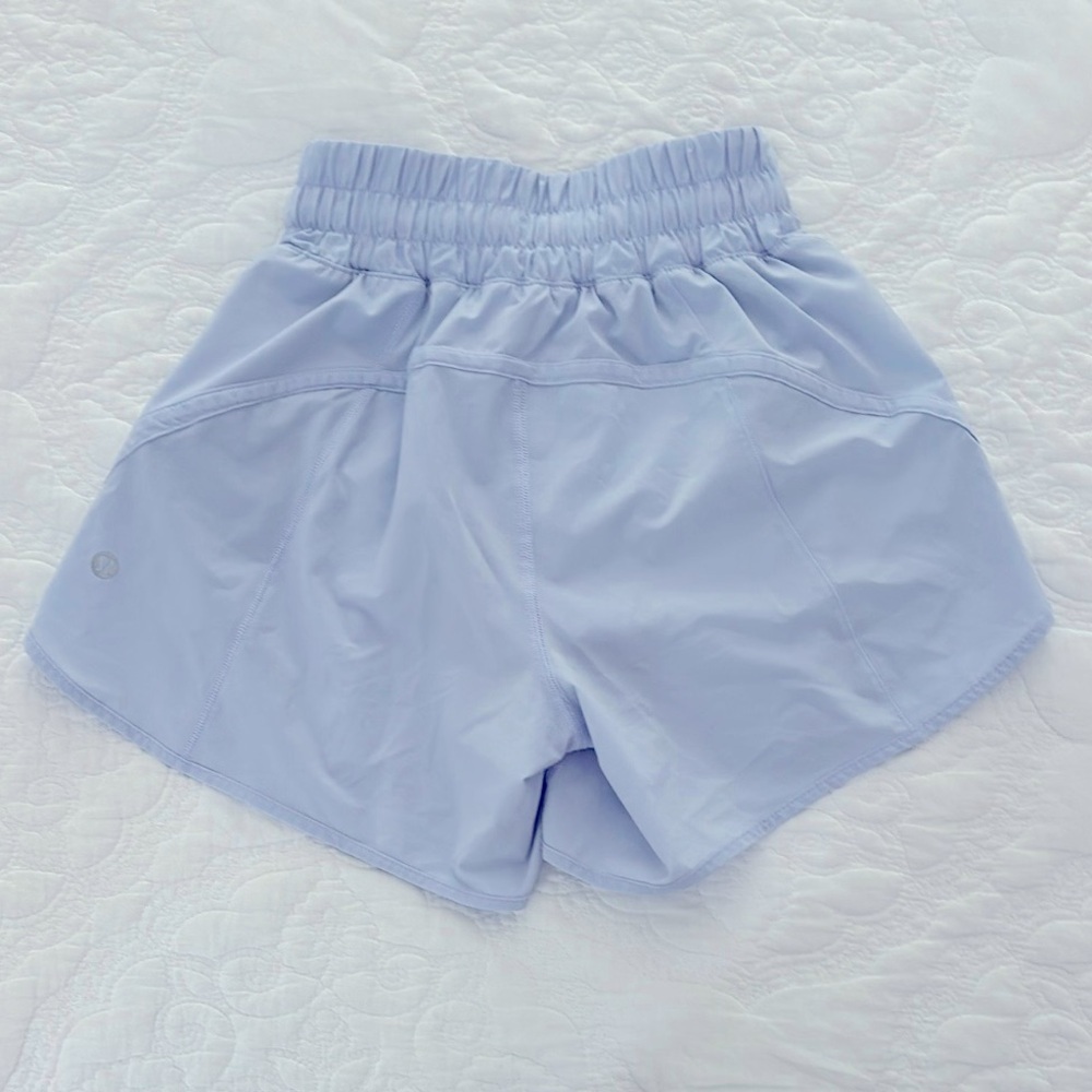 Lululemon Track That 5” Shorts Women’s Size 2 Pastel Blue Athletic Shorts - Picture 4 of 6